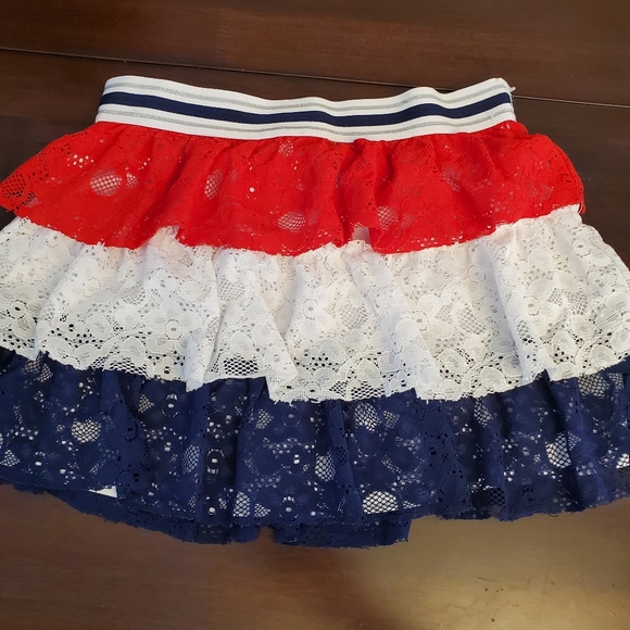 Girls Fourth Of July Skirt - Picture 2 of 4